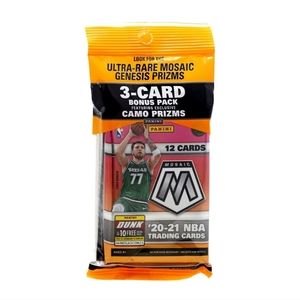 Mosaic NBA CARDS trading 2020 2021 Fat Pack free *Bonus Pack* cards